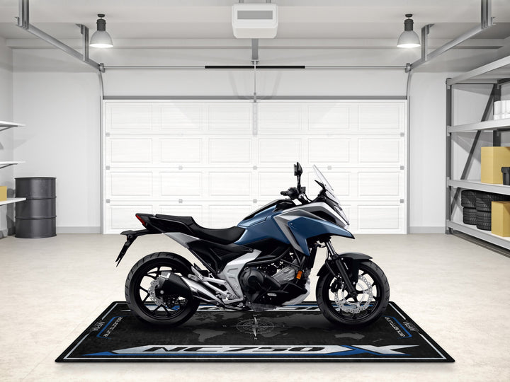 Gift-ready motorcycle display mat for Honda NC750X. Superb rider essentials for a stylish superbike garage setup.