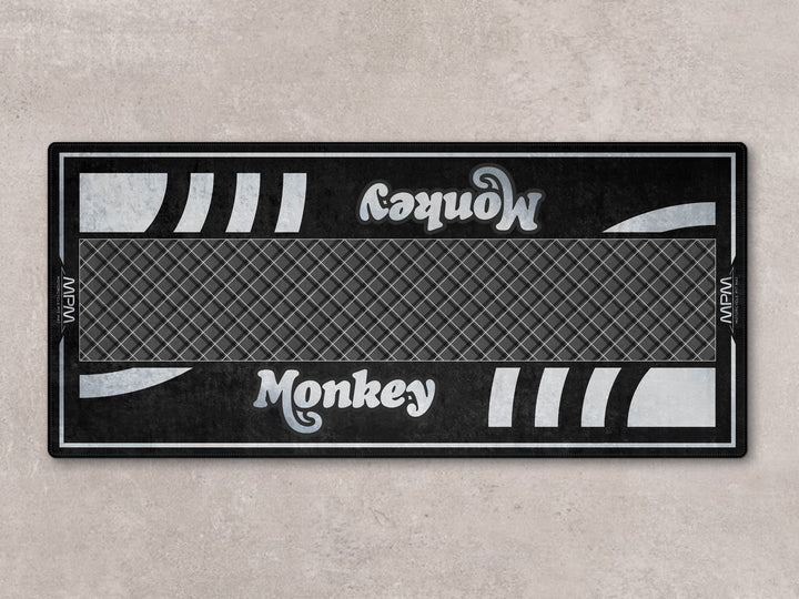 Honda Monkey garage mat in Pearl Black – perfect garage floor protection, parking mat, or carpet for showroom and bike zone.