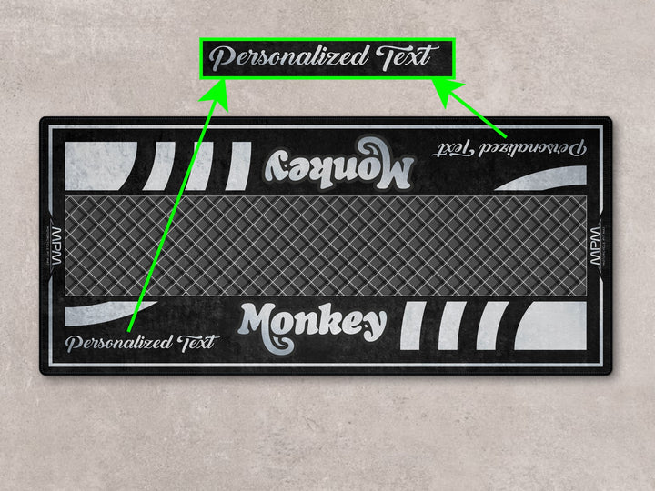 Personalized Honda Monkey floor cover – stylish parking mat and carpet combo for garage mat setups and accessory display.