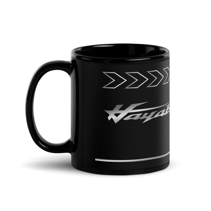 Designed Black Glossy Mug - Cup Inspired Suzuki Hayabusa Motorcycle Model - MM6129