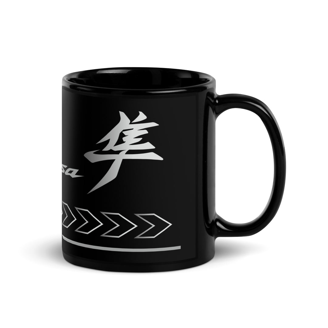 Designed Black Glossy Mug - Cup Inspired Suzuki Hayabusa Motorcycle Model - MM6129