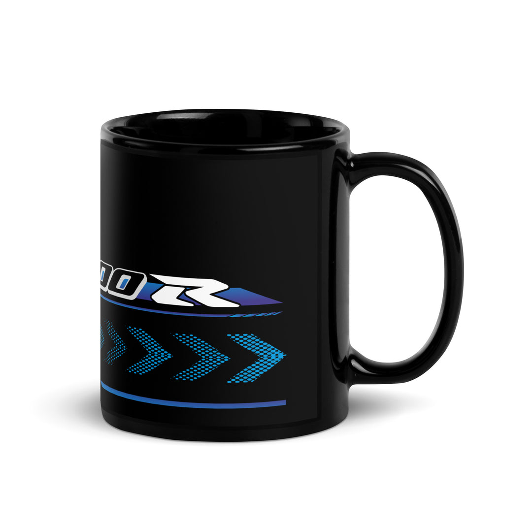 Designed Black Glossy Mug - Cup Inspired Suzuki GSX - R1000R Motorcycle Model - MM6130