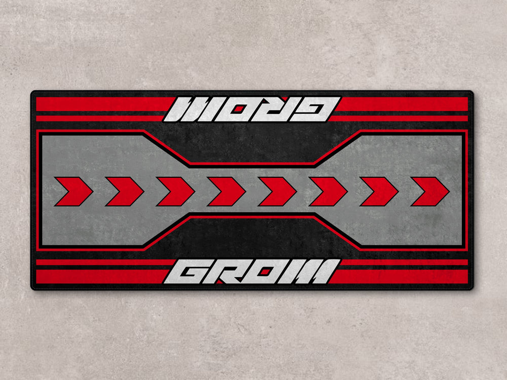 Rugged parking mat for Honda Grom 7265. Ideal showroom accessory for city riders and bike enthusiasts.