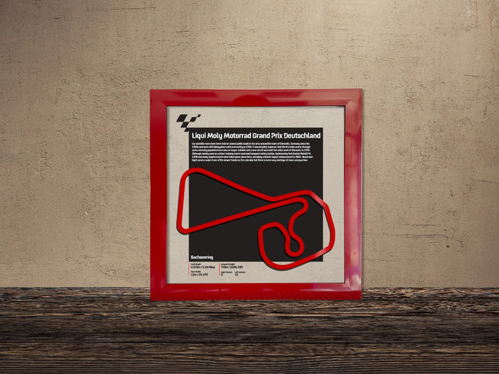Liqui Moly Motorrad Grand Prix Deutschland | 3D Depth Effect UV Printed Frame - OM354