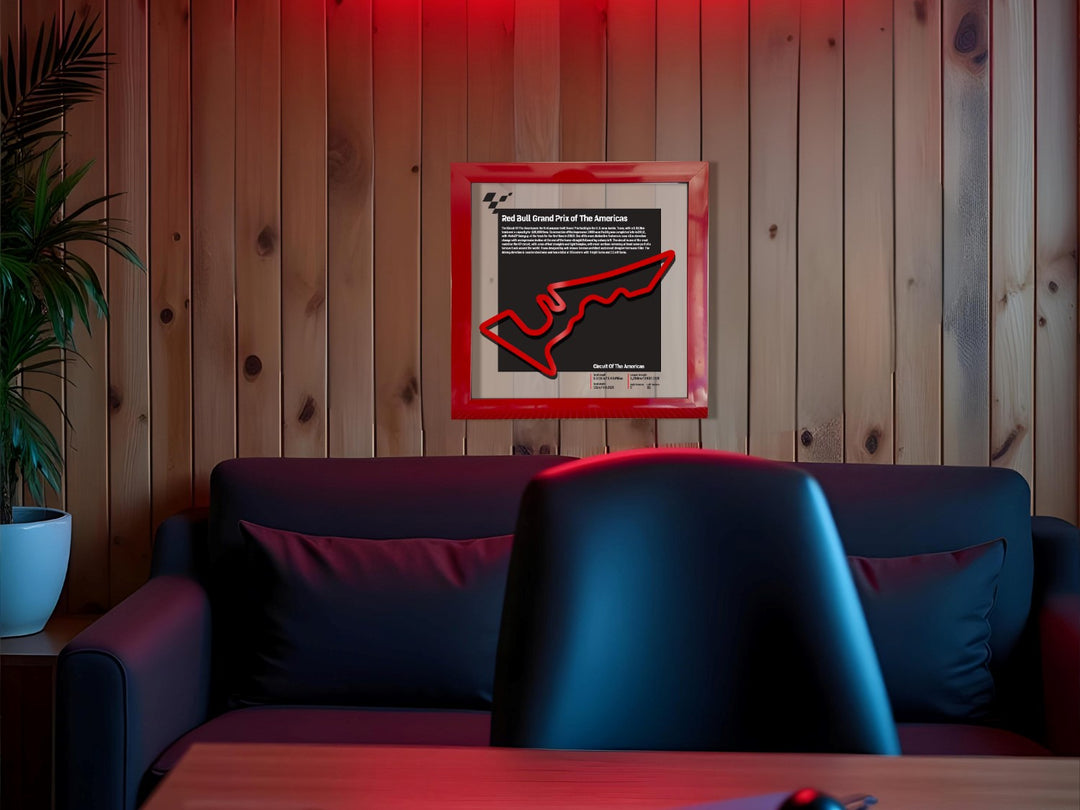 Redbull Grand Prix of The Americas | 3D Depth Effect UV Printed Frame - OM355