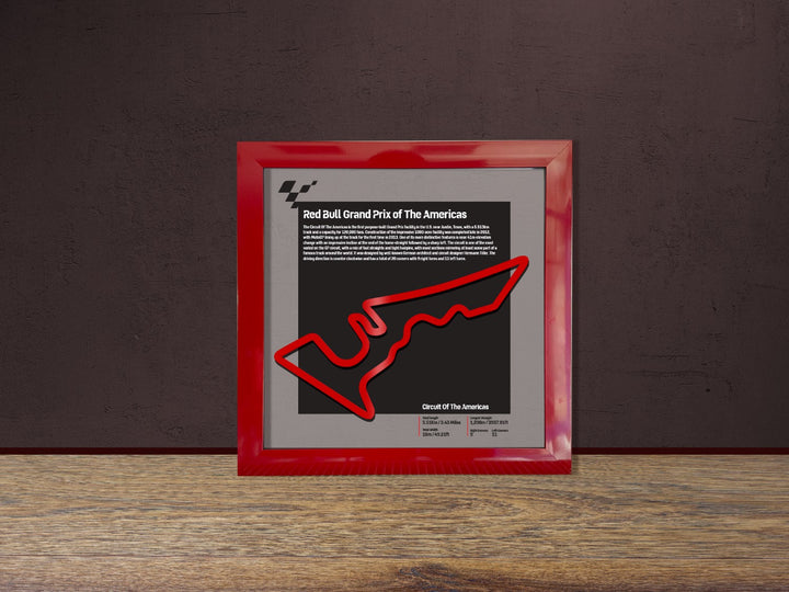 Redbull Grand Prix of The Americas | 3D Depth Effect UV Printed Frame - OM355