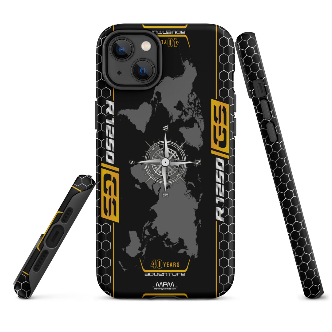 Designed Tough Case For iPhone inspired by BMW R1250GS Adventure 40th Years Special Motorcycle Model  - MM5248