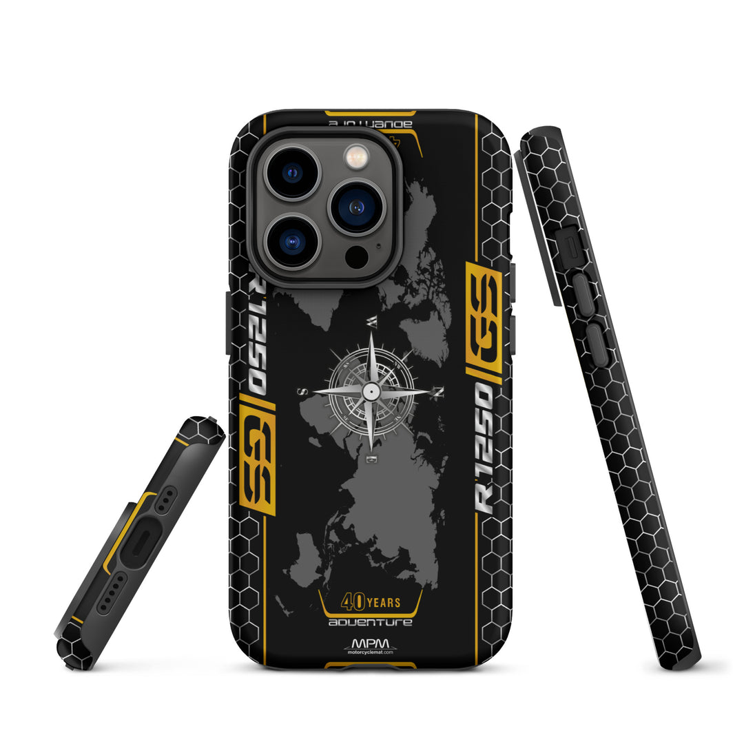 Designed Tough Case For iPhone inspired by BMW R1250GS Adventure 40th Years Special Motorcycle Model  - MM5248