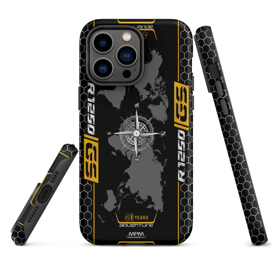 Designed Tough Case For iPhone inspired by BMW R1250GS Adventure 40th Years Special Motorcycle Model  - MM5248