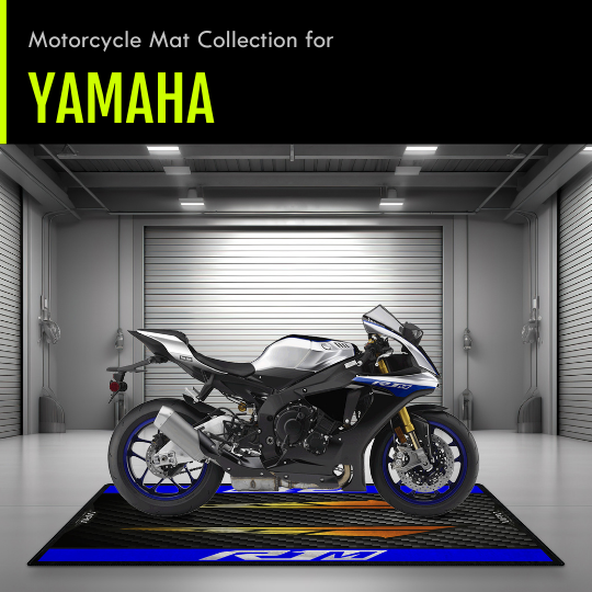 Shop Online Personalized Garage Mats for Yamaha – MPM Motorcycle Mat