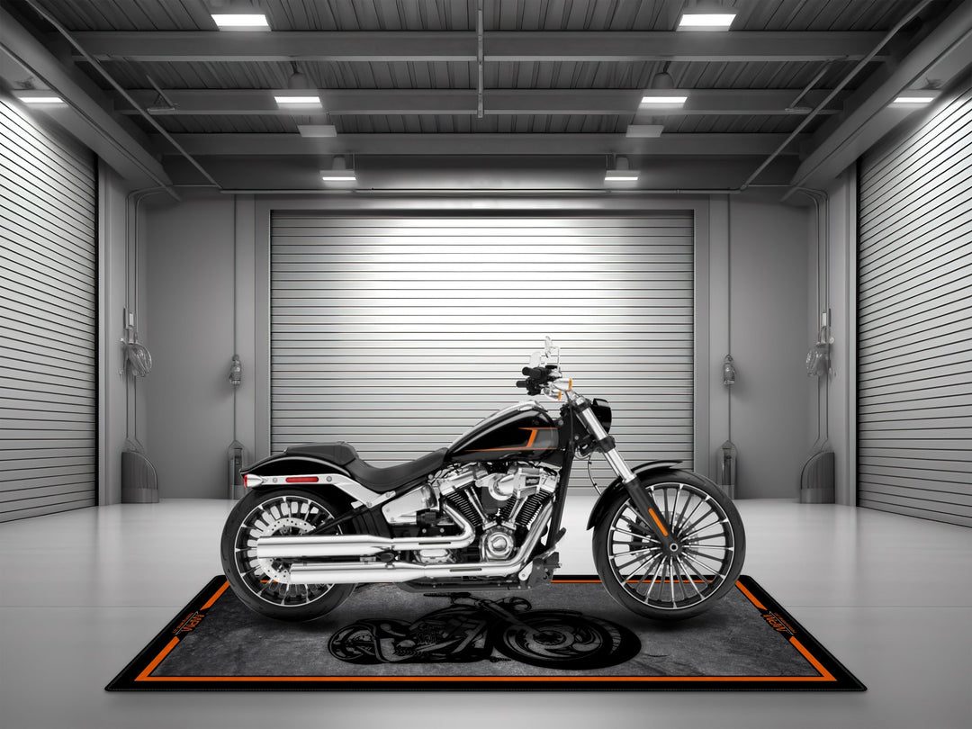 Motorcycle Mat Design for Chopper Motorcycle  - MM7208