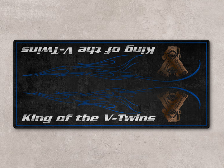 Designed Pit Mat for Cruiser Motorcycle "King of the V-Twins" - MM7302