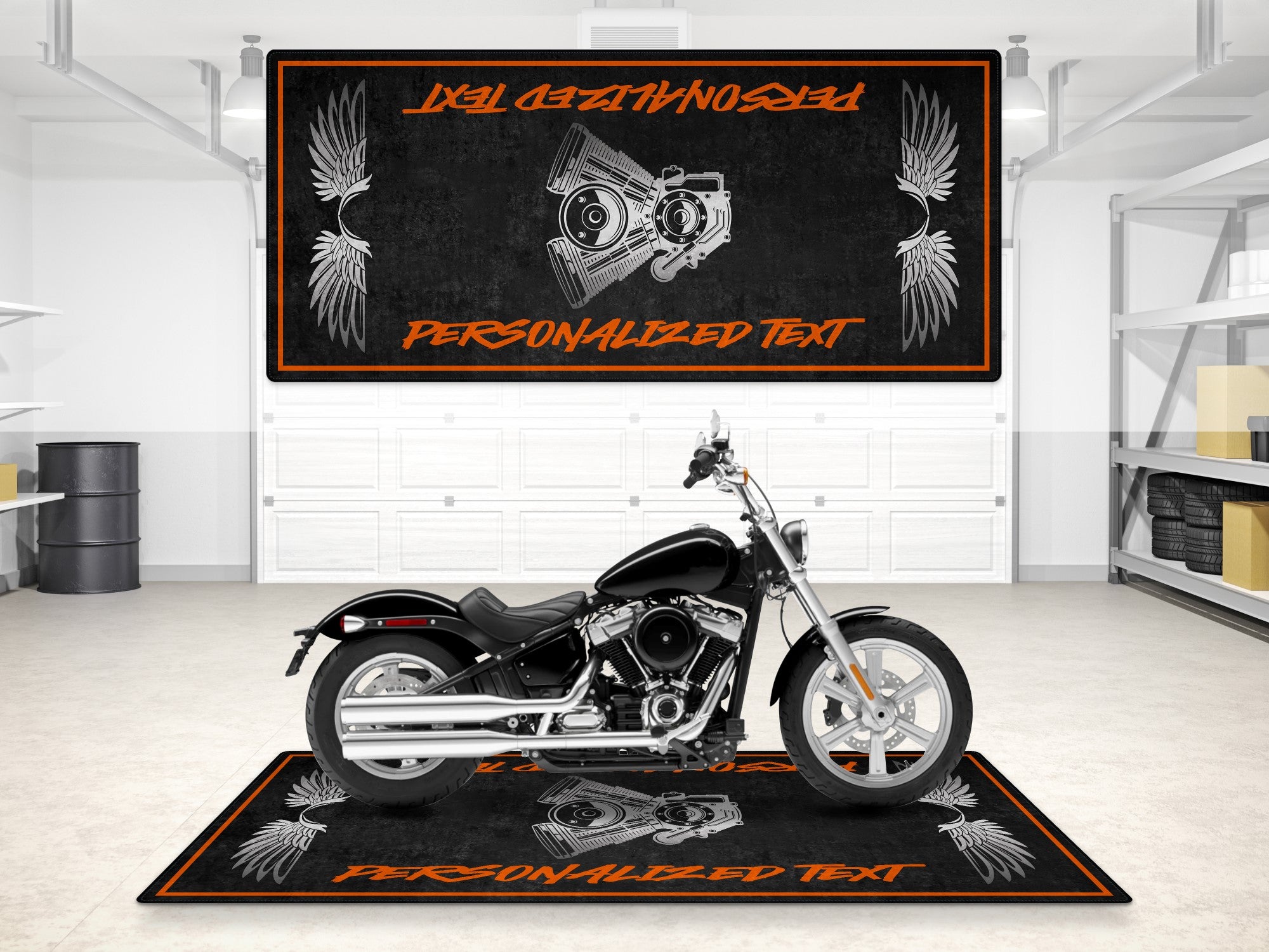 トゥルーアート Halloween Special: Spooky Style Motorcycle Mat – Limited