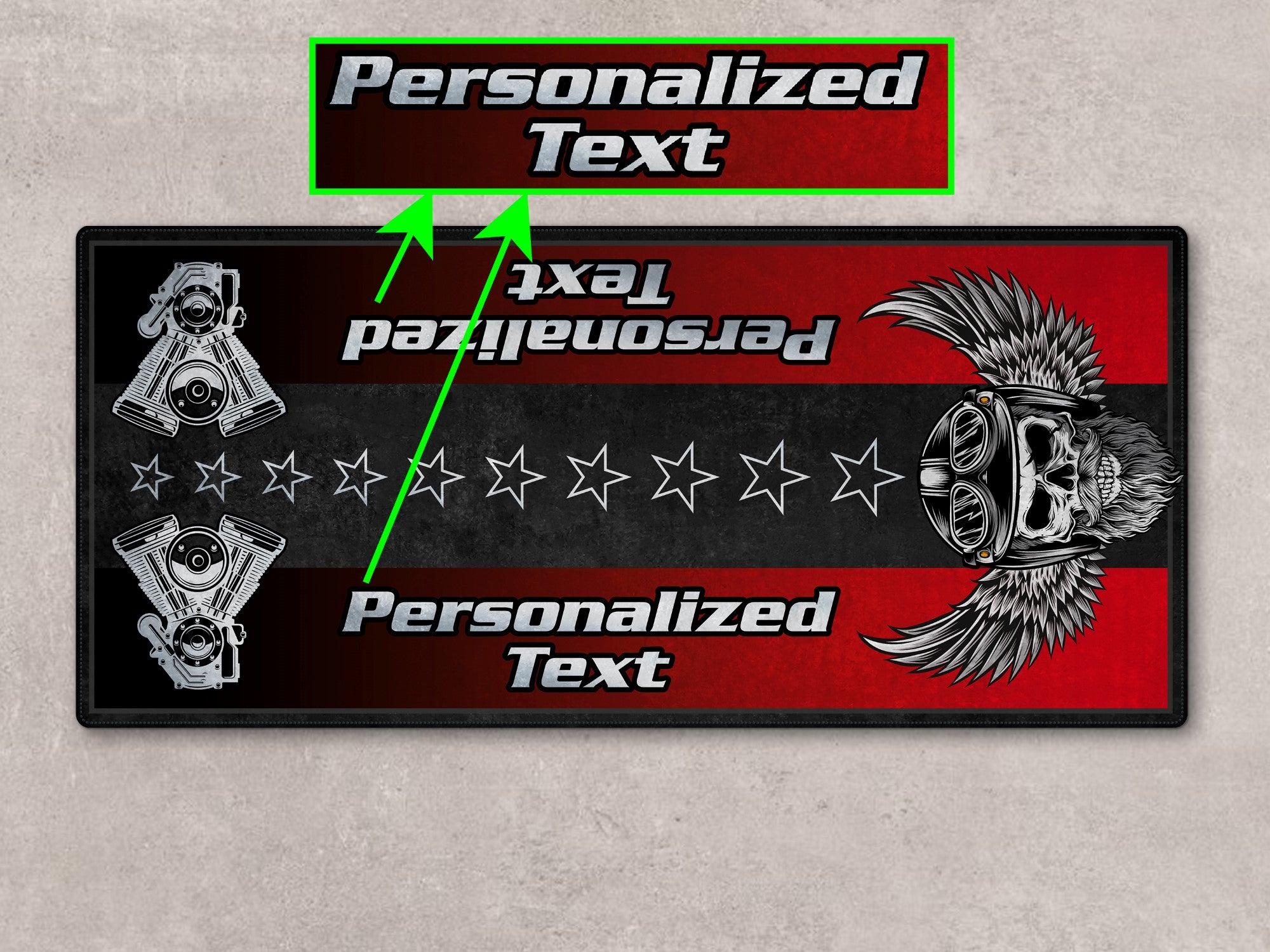 キングダム MPM Motorcycle Mat for Cruiser Motorcycle 