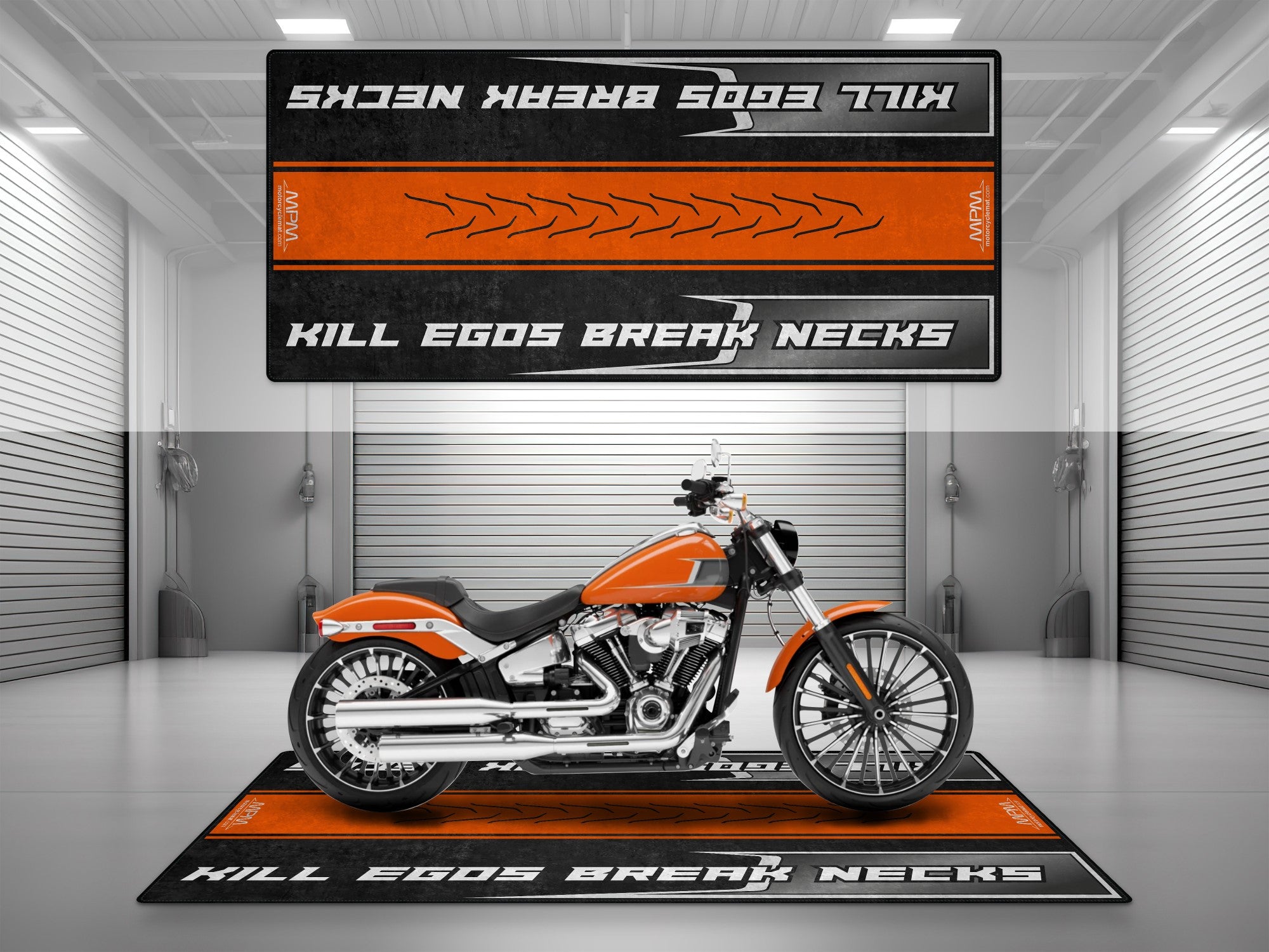 MPM Motorcycle Mat for Cruiser Motorcycle 