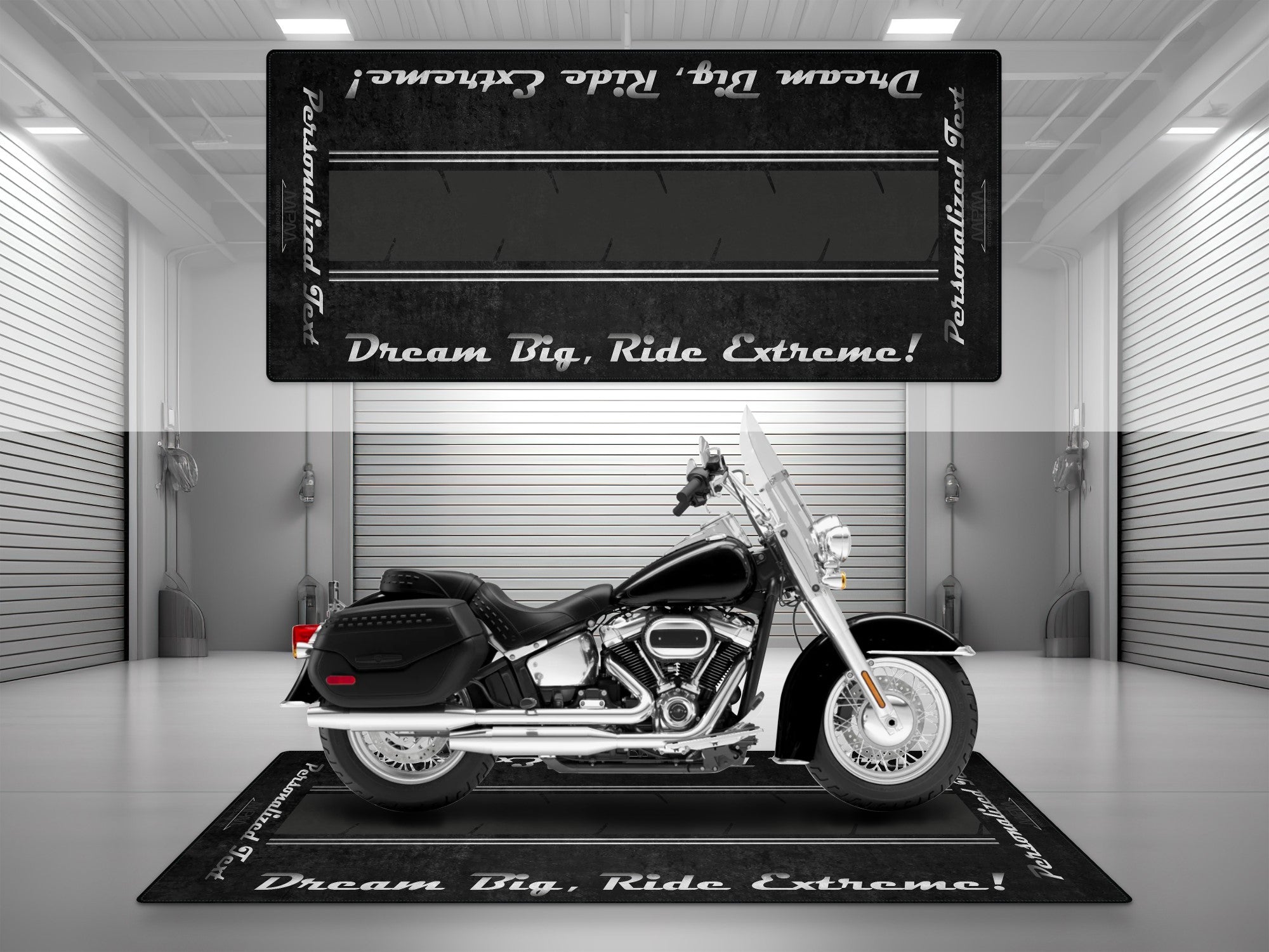 MPM Motorcycle Mat for Cruiser Motorcycle 