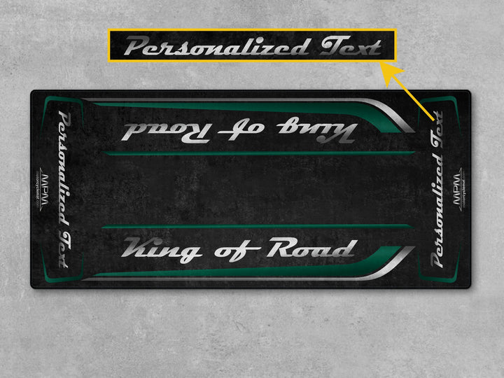 Motorcycle Mat for Cruiser Motorcycle "King of Road" - MM7342