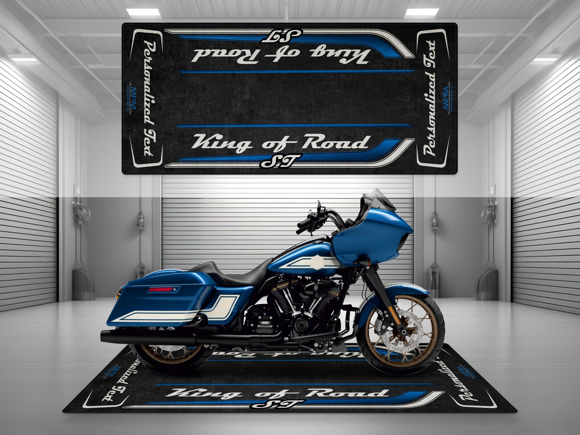 MPM Motorcycle Mat for Cruiser Motorcycle 