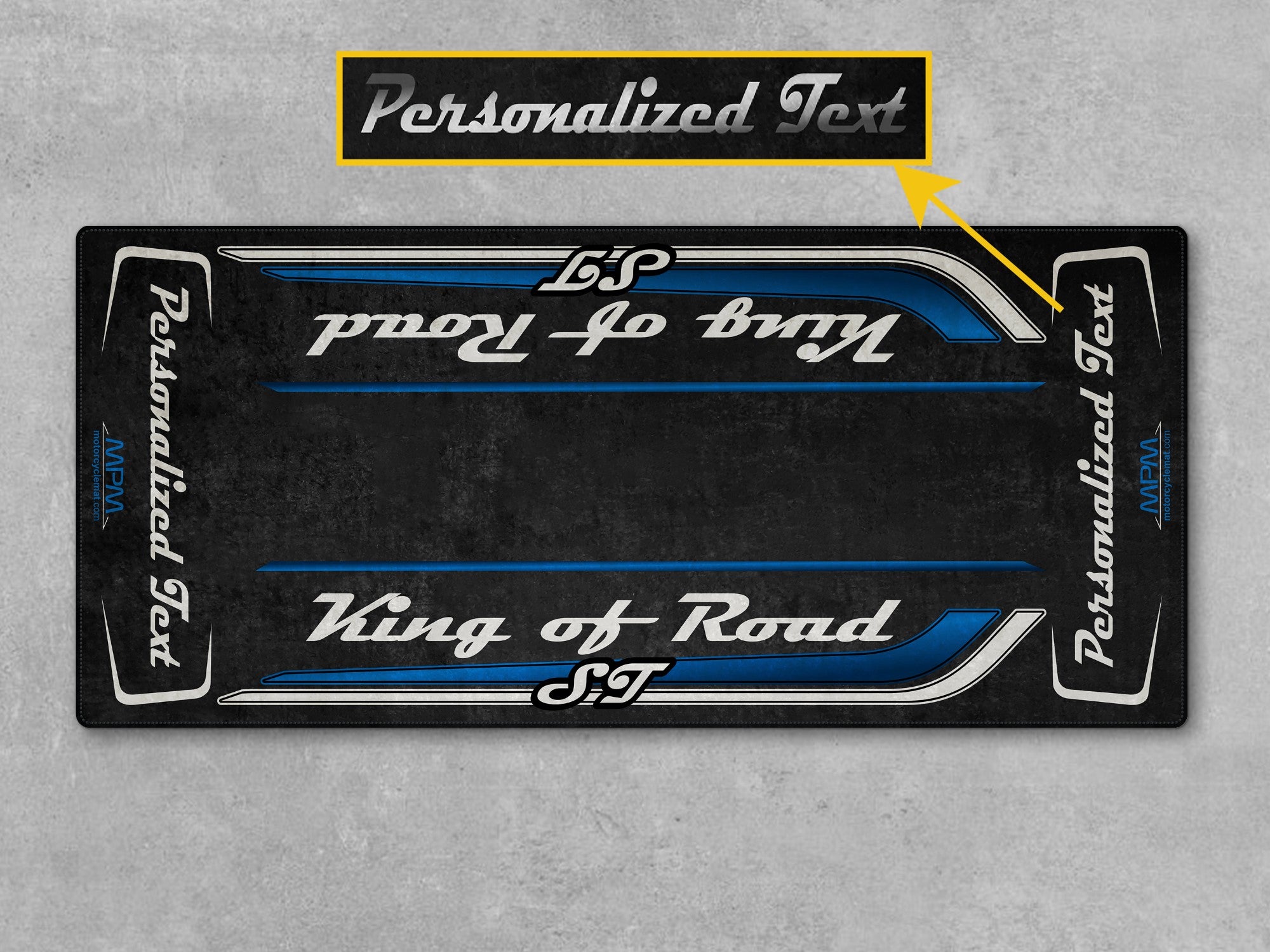 MPM Motorcycle Mat for Cruiser Motorcycle 
