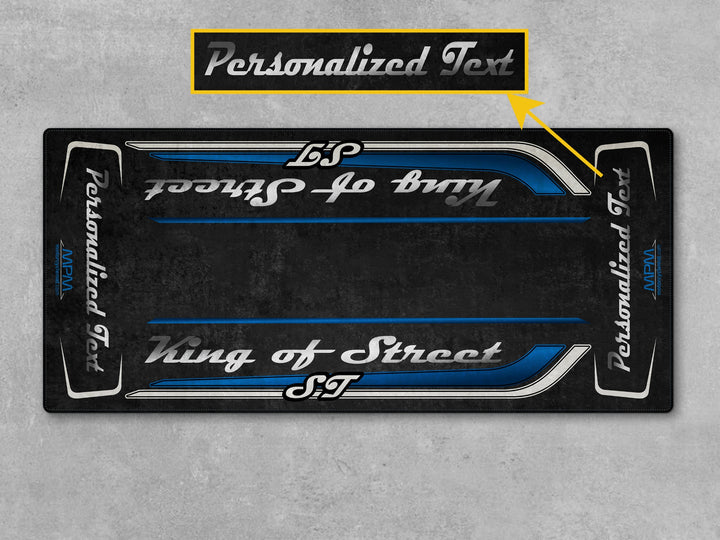 Motorcycle Mat for Cruiser Motorcycle "King of Street ST" - MM7348