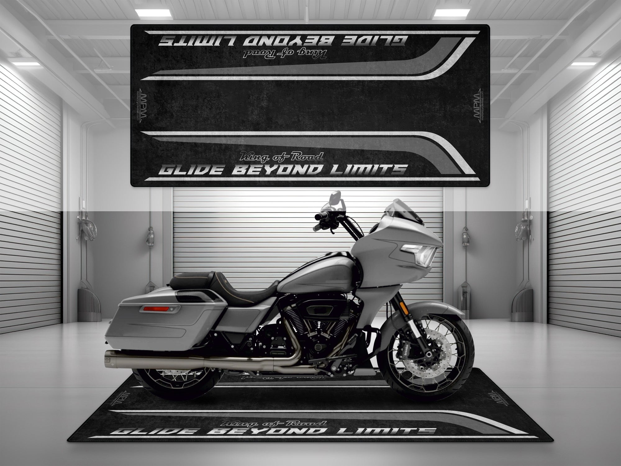 Motorcycle Mat for Cruiser Motorcycle 