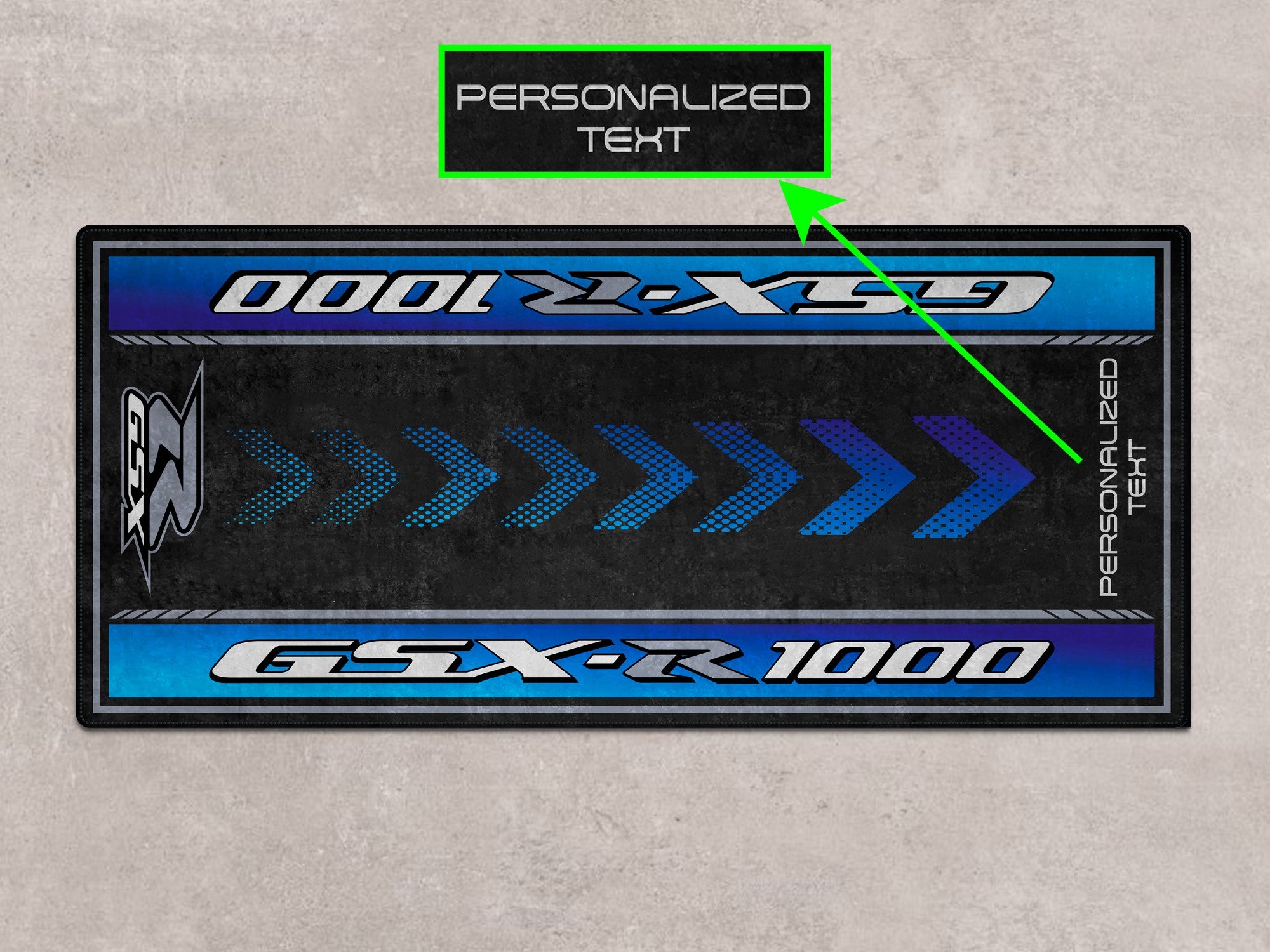 ロードショー⑤ MPM Motorcycle Mat for Suzuki GSX-R1000 - MM7355