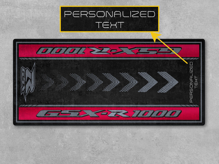 Designed Pit Mat for Suzuki GSX-R1000 Motorcycle - MM7355