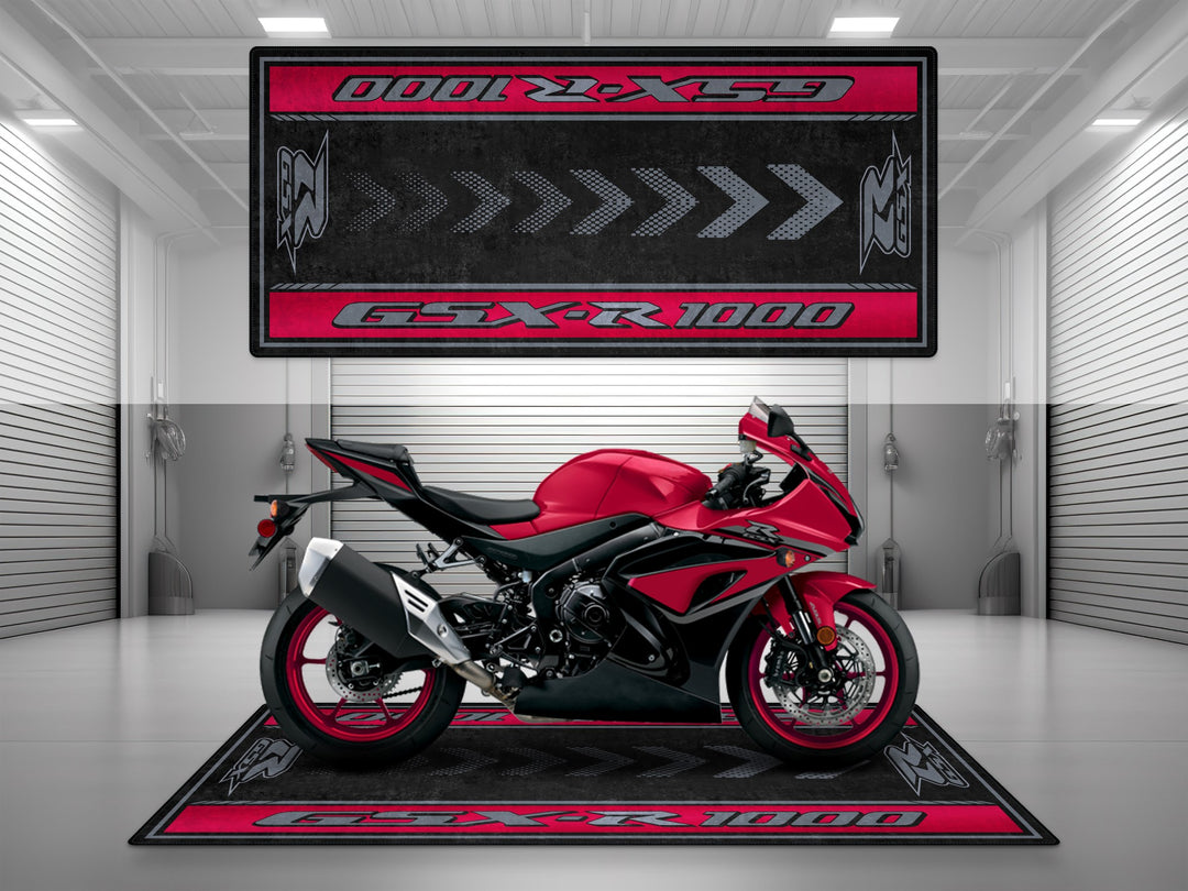 Designed Pit Mat for Suzuki GSX-R1000 Motorcycle - MM7355