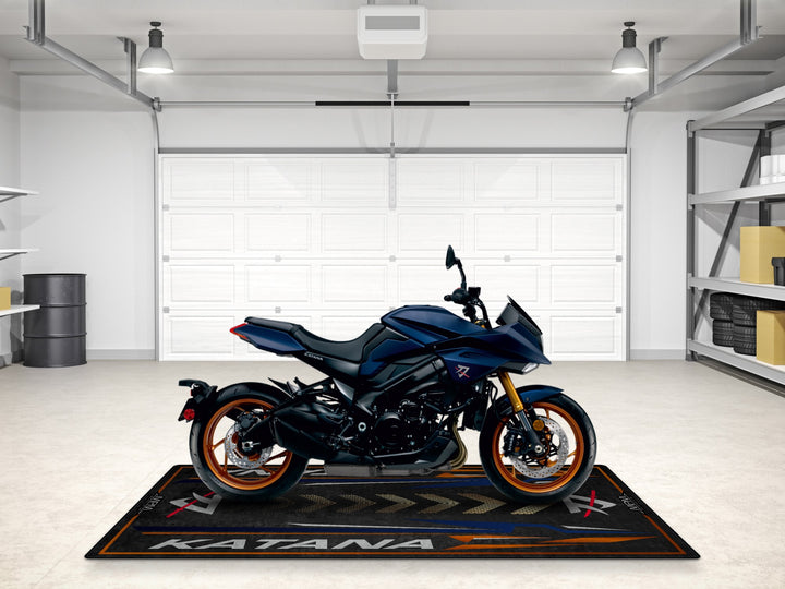 Designed Pit Mat for Suzuki Katana Motorcycle - MM7361