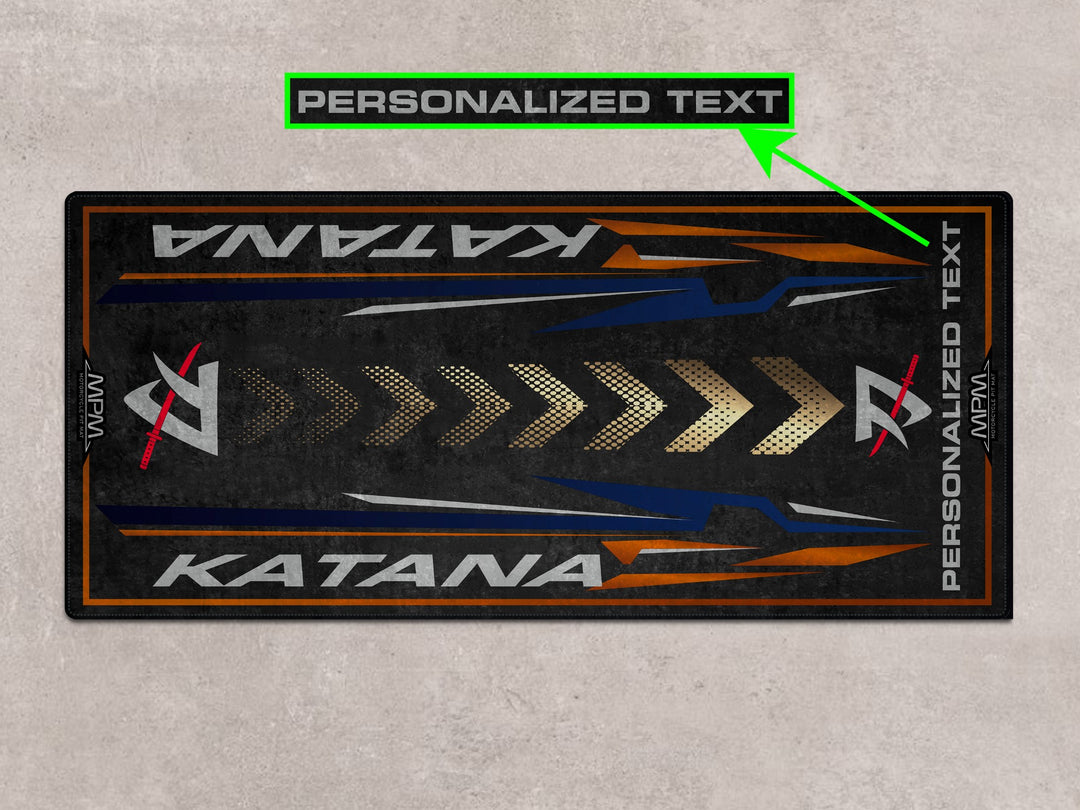 Designed Pit Mat for Suzuki Katana Motorcycle - MM7361