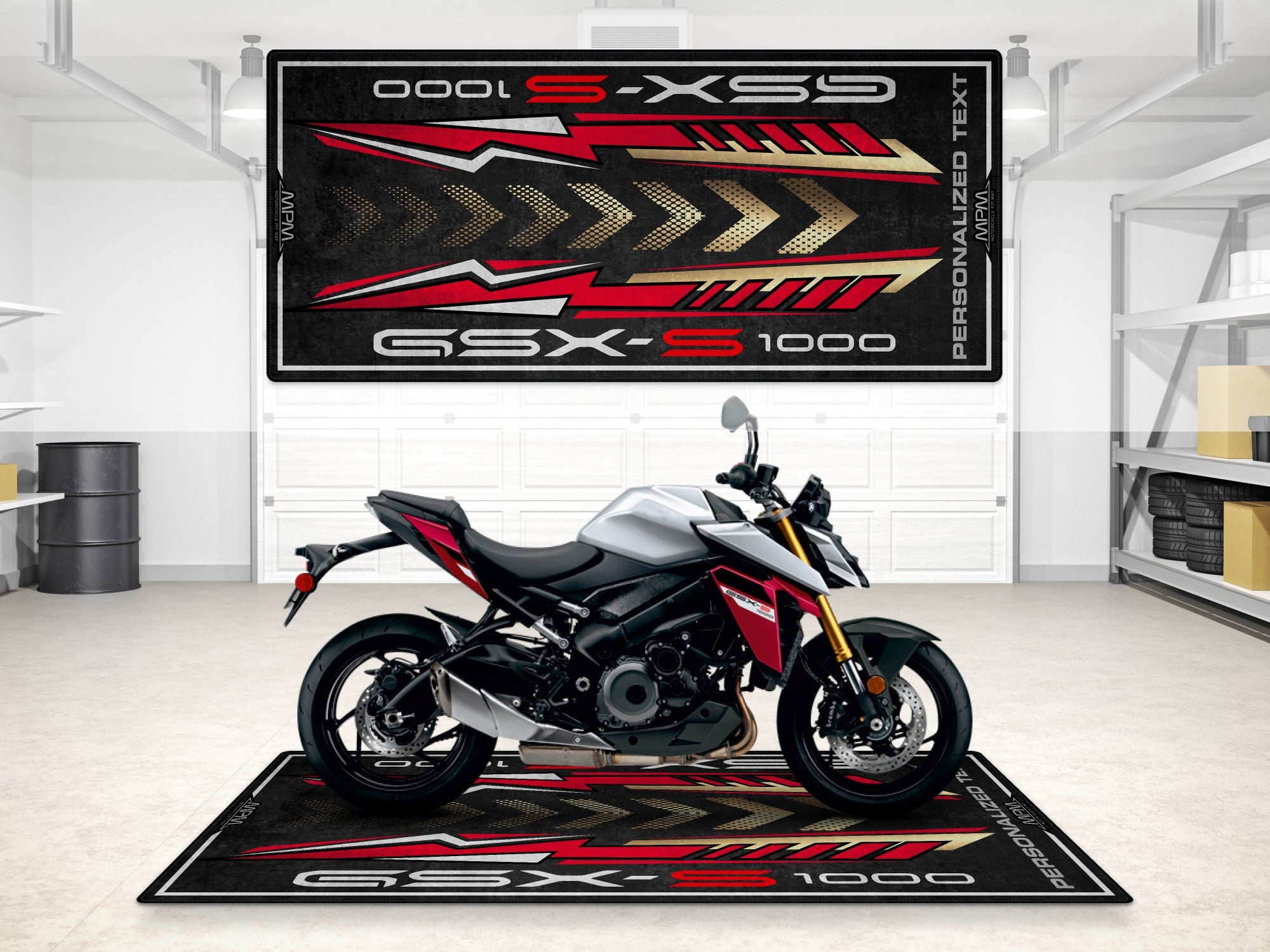 you MPM Motorcycle Mat for Suzuki GSX-S1000 - MM7364