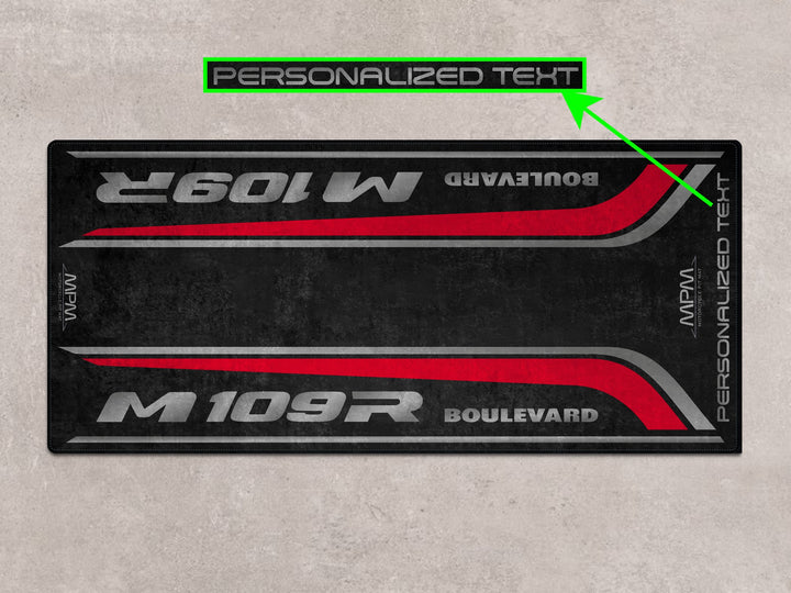 Designed Pit Mat for Suzuki Boulevard M109R Motorcycle - MM7366