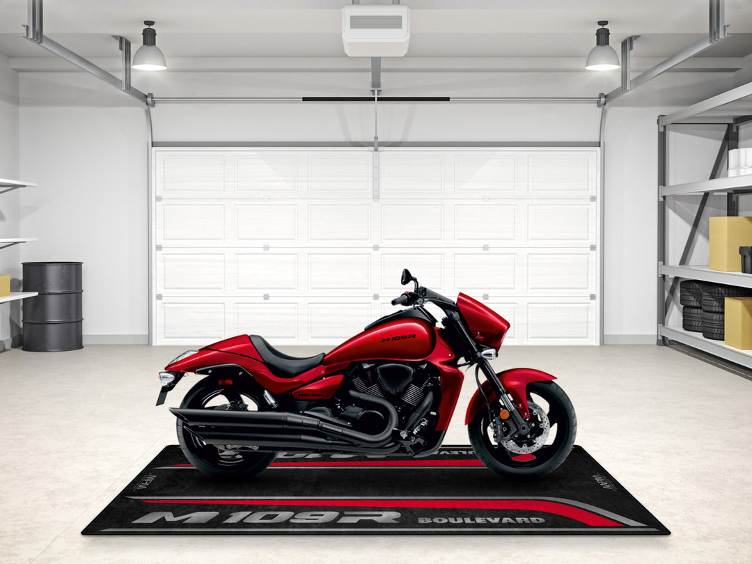 Designed Pit Mat for Suzuki Boulevard M109R Motorcycle - MM7366