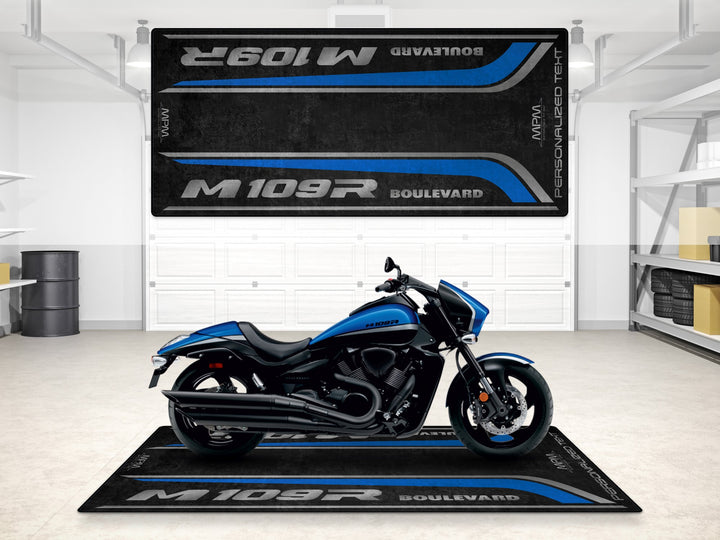 Designed Pit Mat for Suzuki Boulevard M109R Motorcycle - MM7366