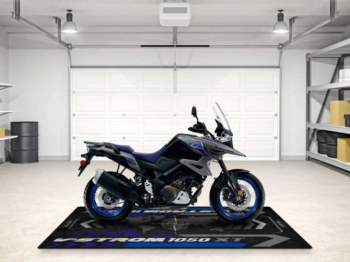 Designed Pit Mat for Suzuki V-STROM 1050XT Motorcycle - MM7377