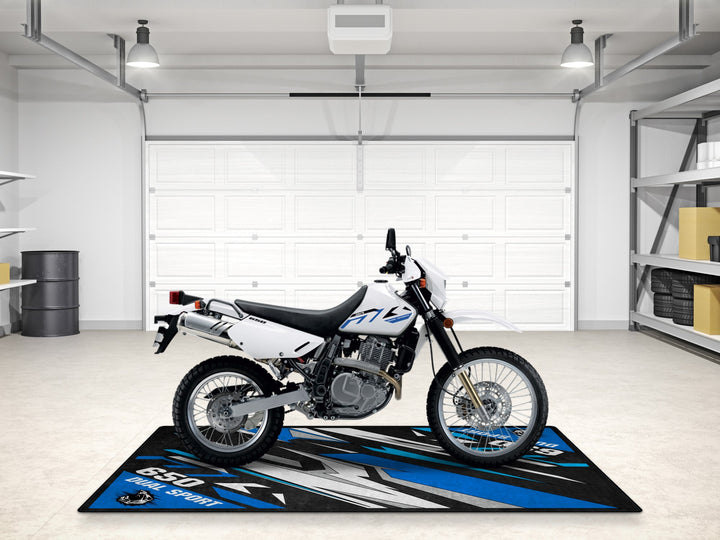 Designed Pit Mat for Suzuki DR650S Motorcycle - MM7381