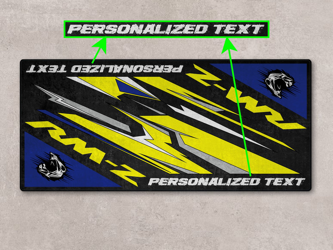 Designed Pit Mat for Suzuki RM-Z Motorcycle - MM7383