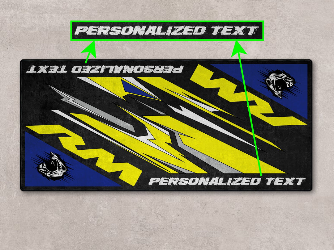 Designed Pit Mat for Suzuki RM Motorcycle - MM7384