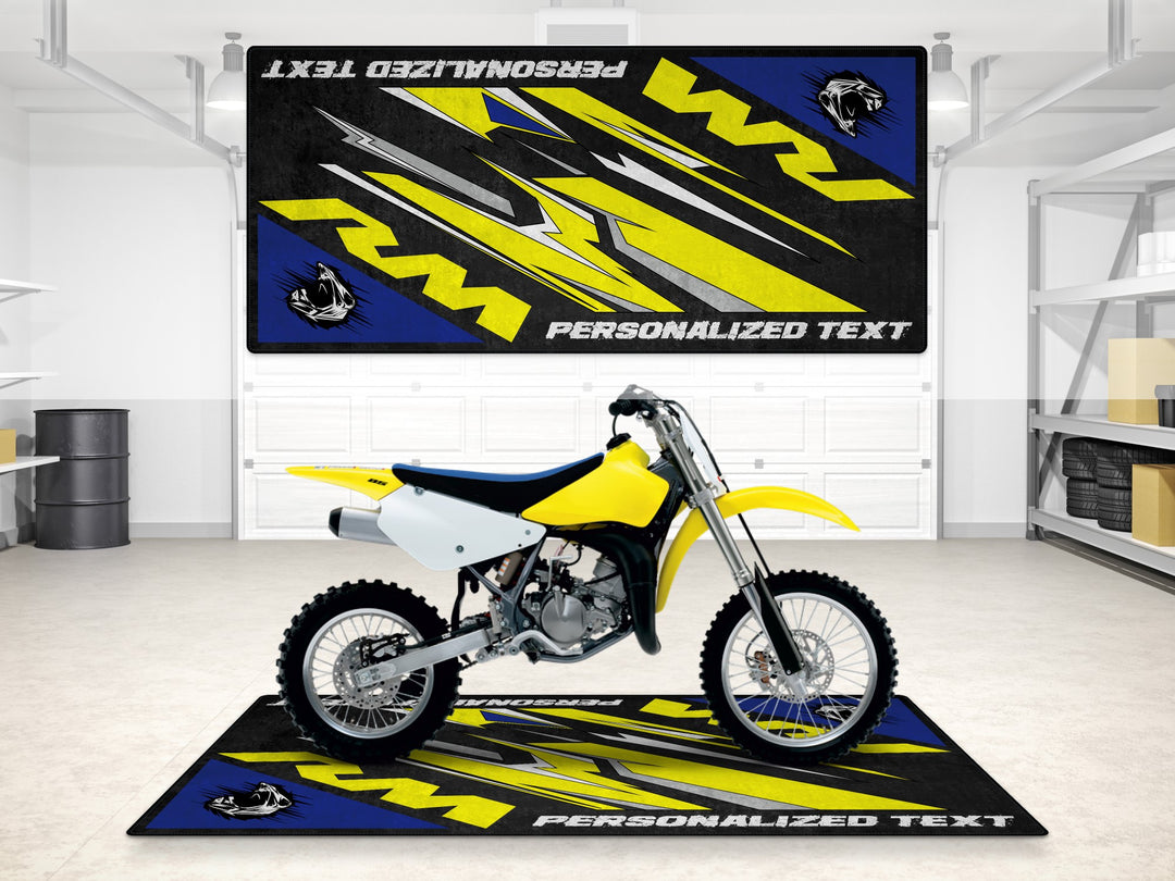 Designed Pit Mat for Suzuki RM Motorcycle - MM7384