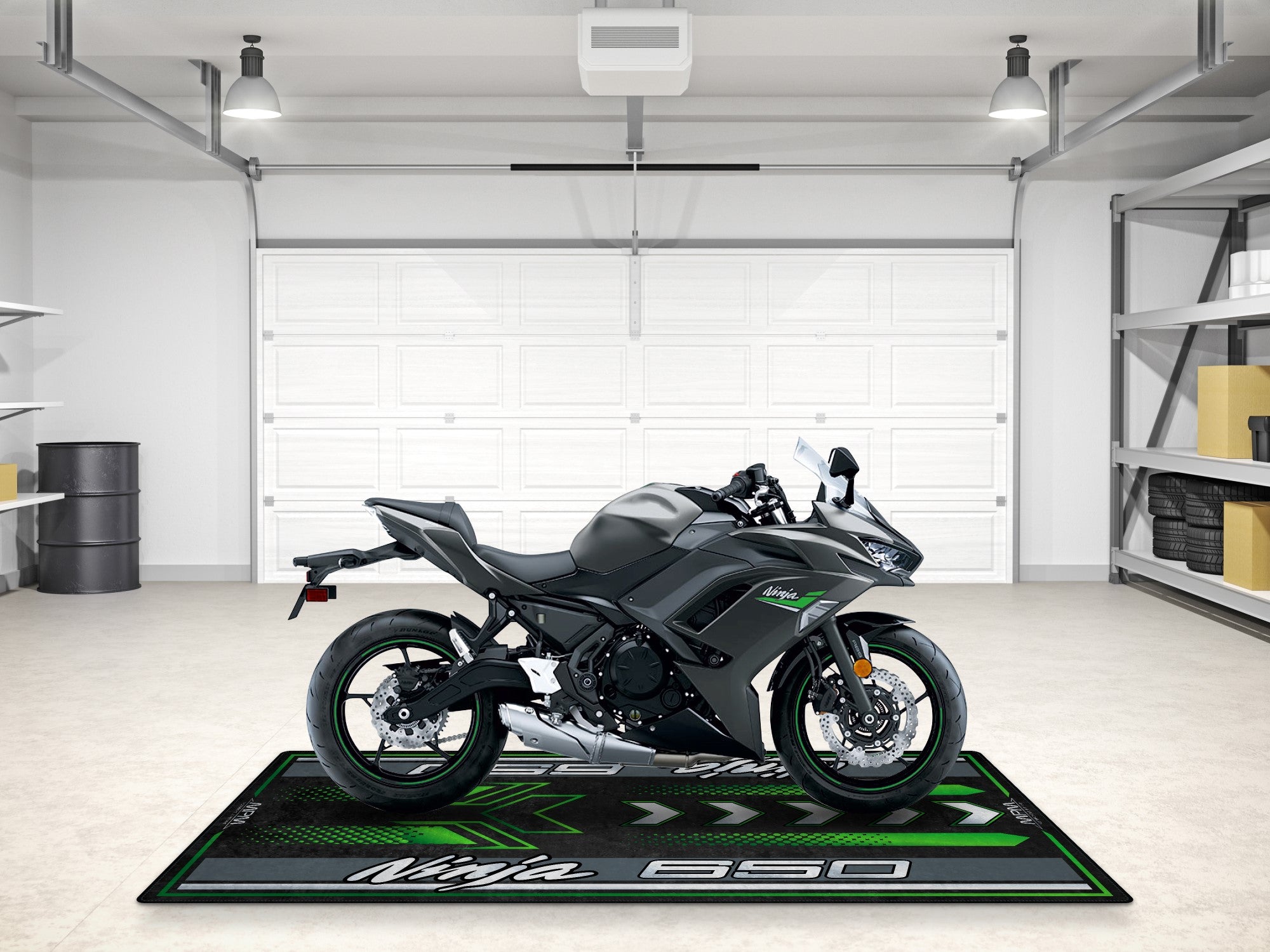 L´ L-MAT MPM Motorcycle Mat for Kawasaki Ninja 650 - MM7388