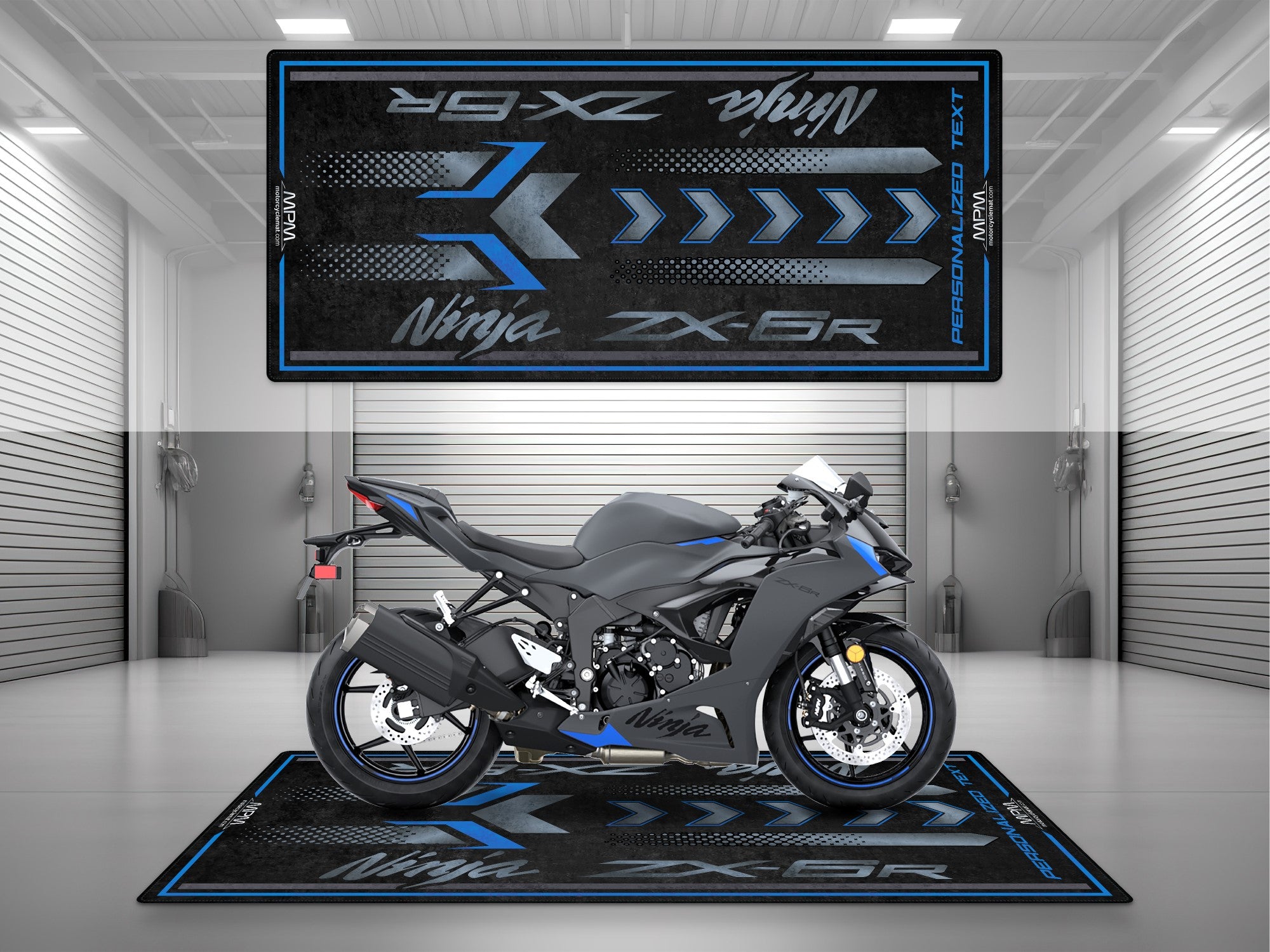 MPM Motorcycle Mat for Kawasaki ZX-6R - MM7395
