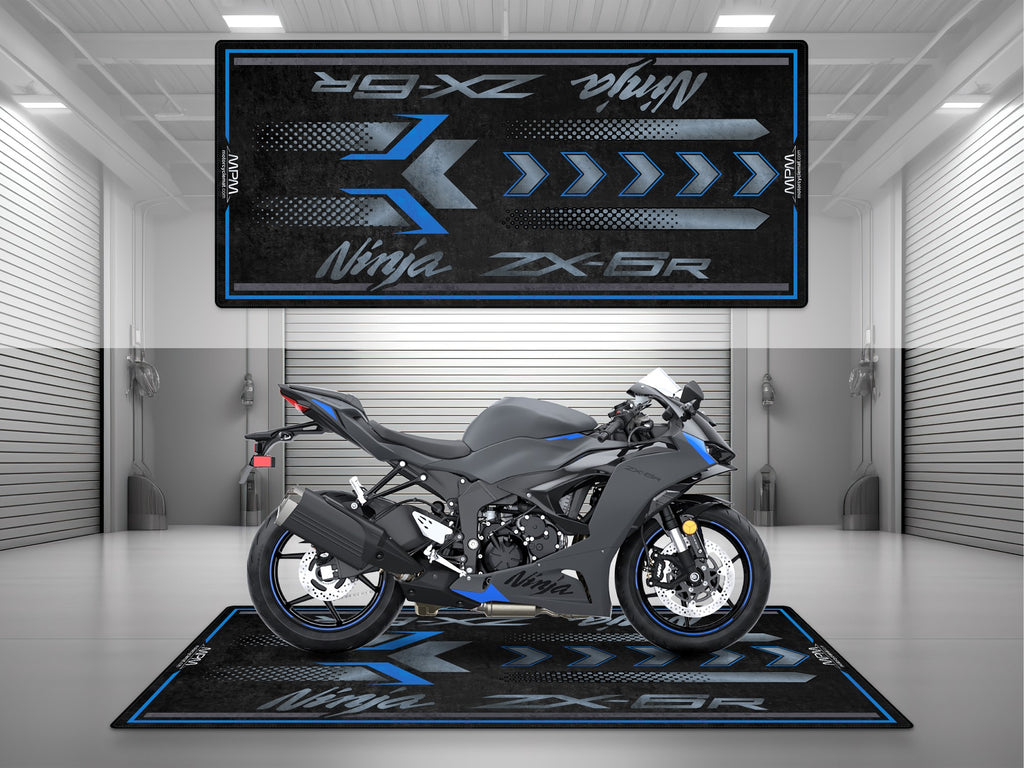 【マスカレード】 MPM Motorcycle Mat for Kawasaki ZX-6R - MM7395