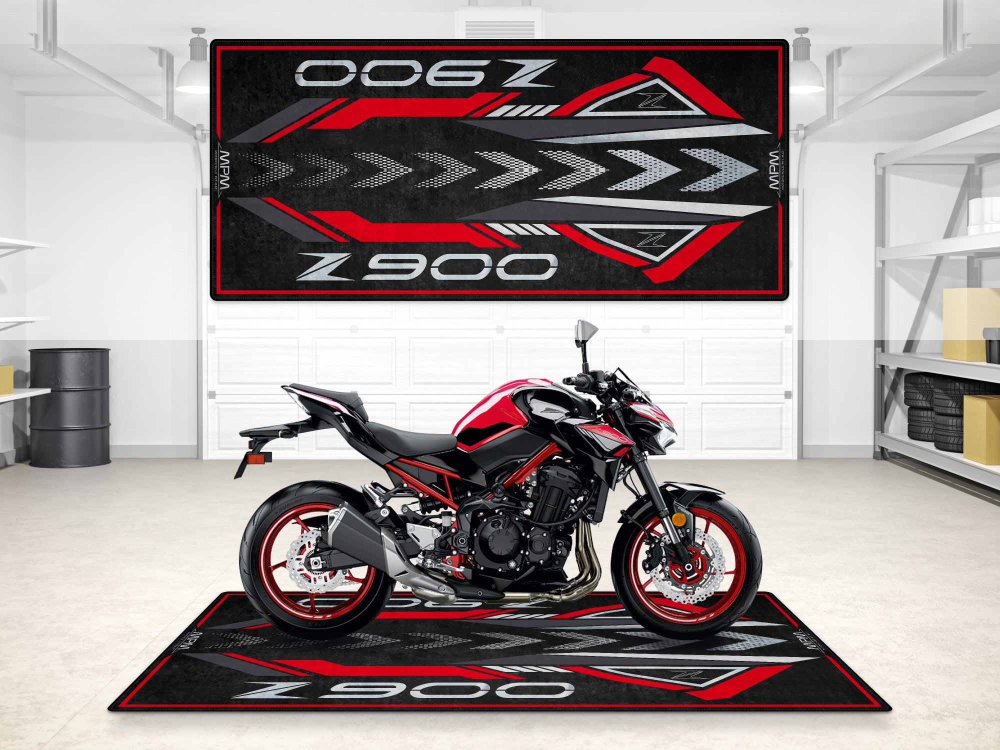 セットアップ MPM Motorcycle Mat for Kawasaki Z900 - MM7412
