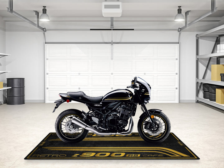 Designed Pit Mat for Kawasaki Z900 RS Cafe Motorcycle - MM7416