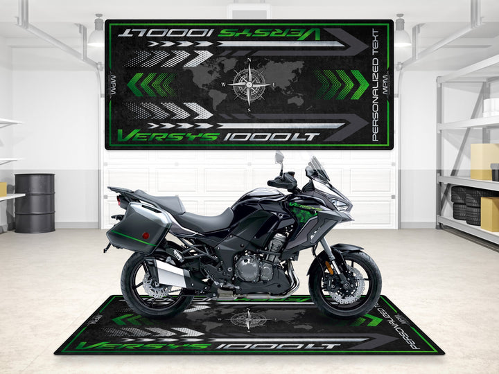 Designed Pit Mat for Kawasaki Versys 1000 SE LT+ Motorcycle - MM7421