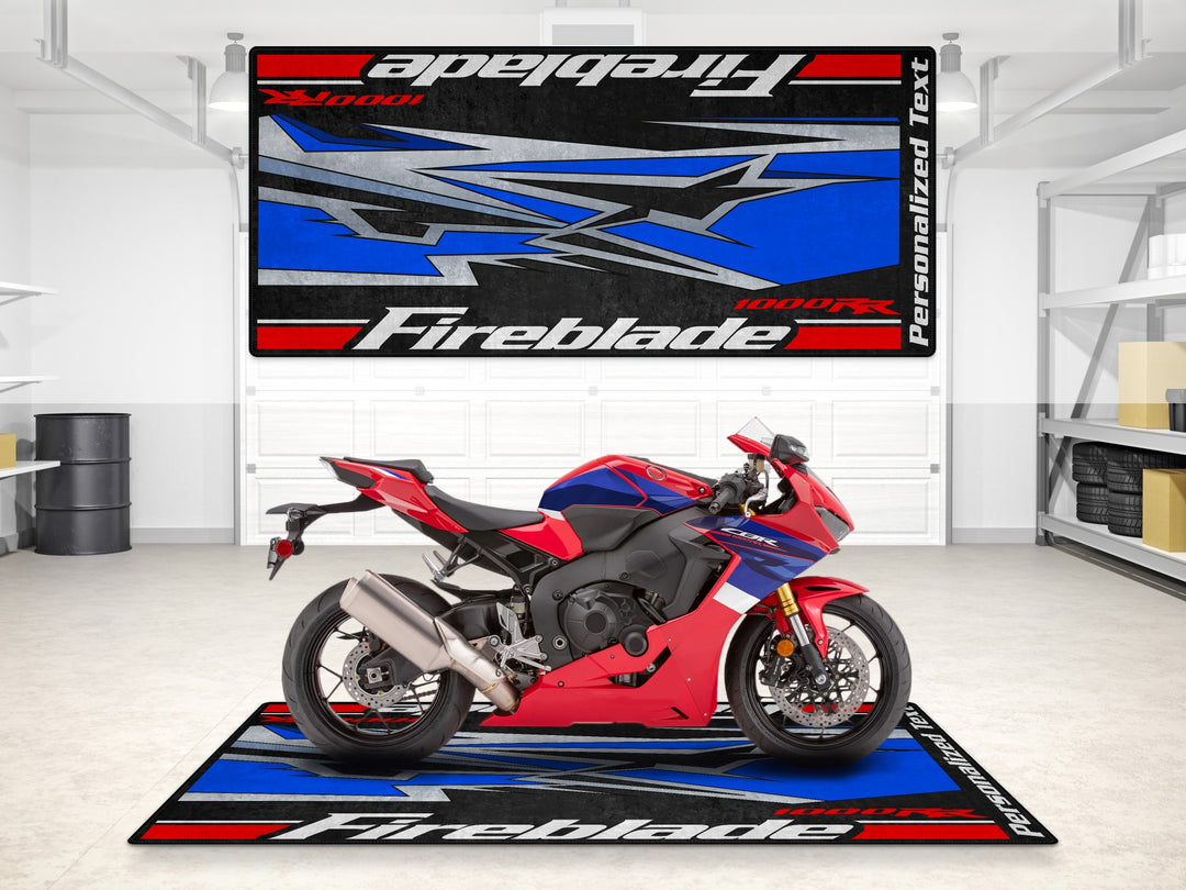 Designed Pit Mat for Honda CBR1000RR Fireblade Motorcycle - MM7242