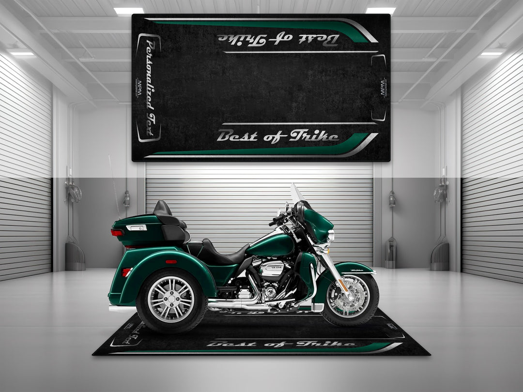 Motorcycle Mat for Trike Motorcycle "Best of Trike" - MM7433