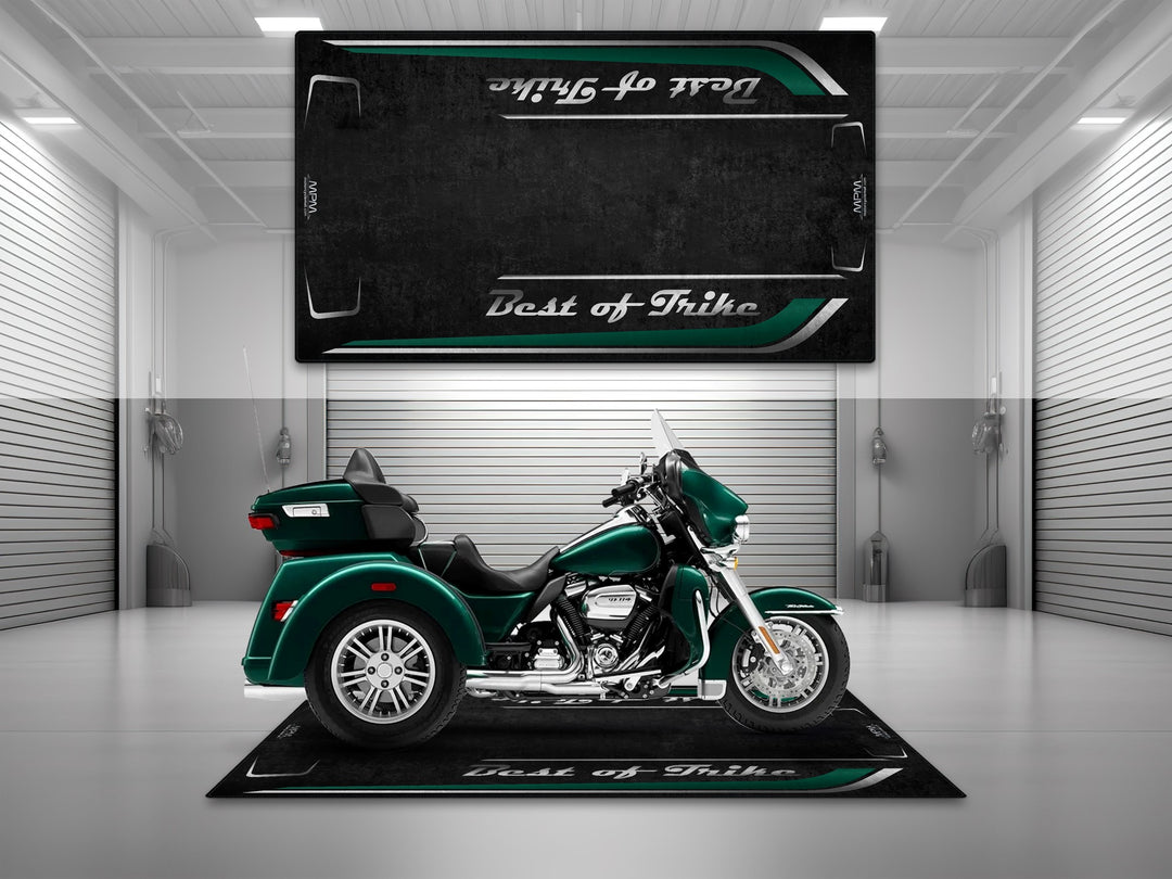 Motorcycle Mat for Trike Motorcycle "Best of Trike" - MM7433