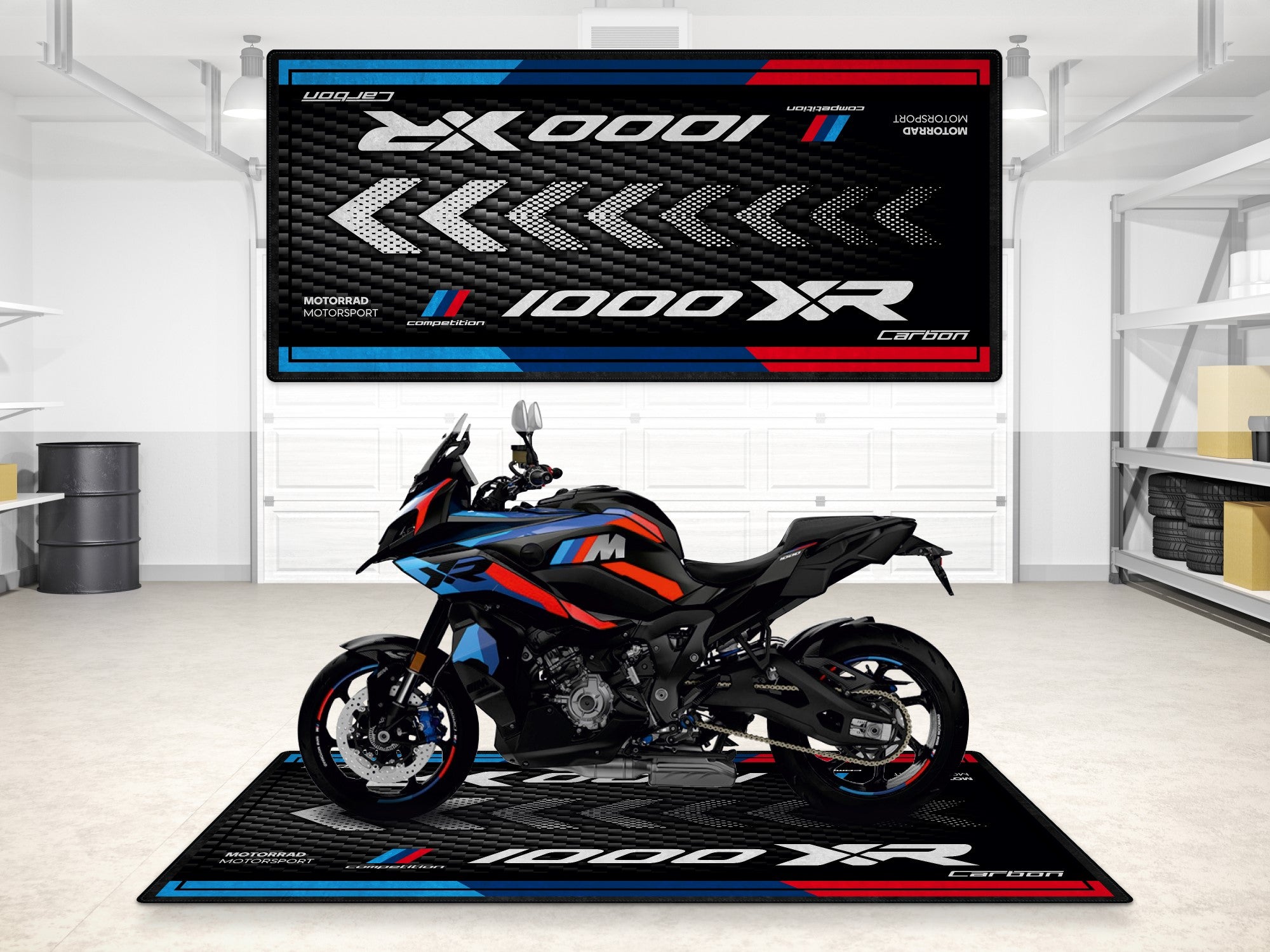 BMW Motorcycle Mat - 10% OFF - Personalized Garage Floor Mat