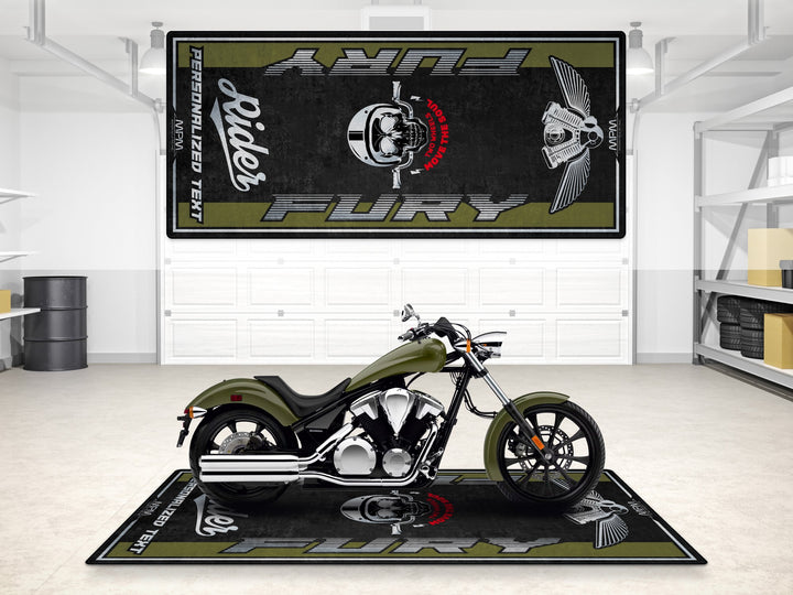 Designed Pit Mat for Honda Fury Motorcycle - MM7435